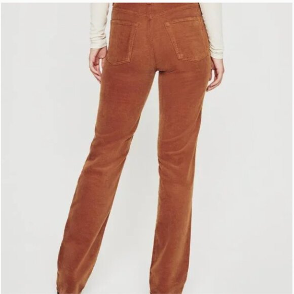 AG Adriano Goldschmied Alexxis 90's High Rise Bootcut Jeans Corduroy Size 30 - Picture 2 of 3